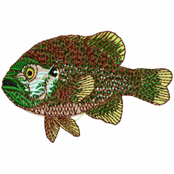 Fishes Embroidery Design 5 Fishes Embroidery Design 5